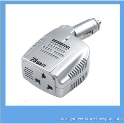 75W DC to AC Inverter with USB 12V